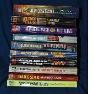 Lot of 10 Alan Dean Foster Paperback Books Sci-Fi Flinx